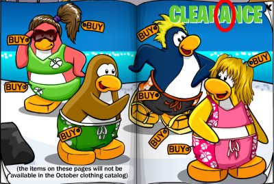Clubbing Clothes on Club Penguin Clothing Catalog Cheats September 2009   Club Penguin