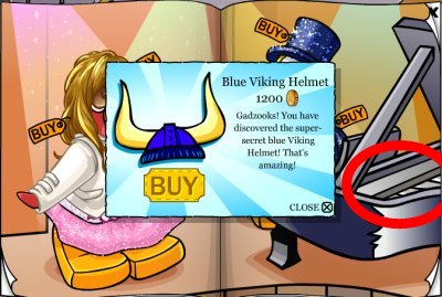 September Clothing Catalog Blue Viking Helmet Cheat