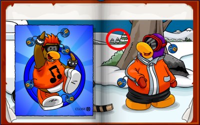 Firestriker Wig, Spikester Cuffs, Orange Rockster Shirt, Orange Sneakers, and Black Sunglasses Cheat