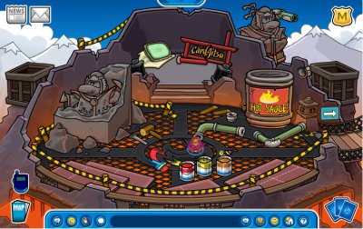 Closer View of New Volcano Room