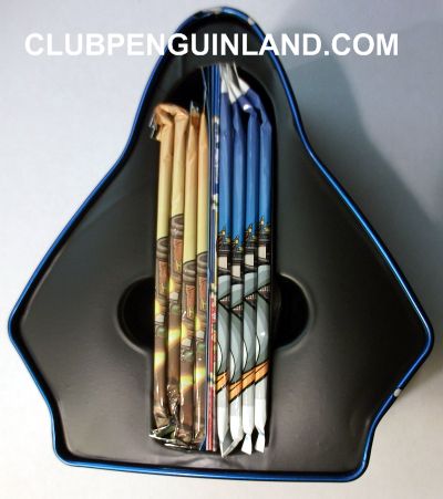 Club Penguin Card-Jitsu Collectors Tin Inside