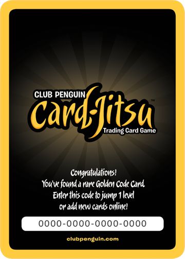 Club Penguin Card Jitsu Golden