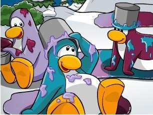 Club Penguin Penguins Painting