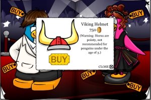 Image of Club Penguin Viking Helmets