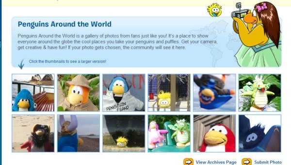 Club Penguins Around the World