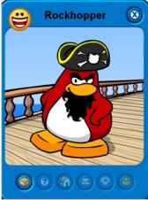 Image of Rockhopper's Player Card from Club Penguin