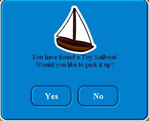 Toy Sailboat Pin Cheat