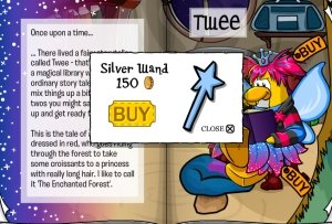 Club Penguin Fairy Fables Silver Wand